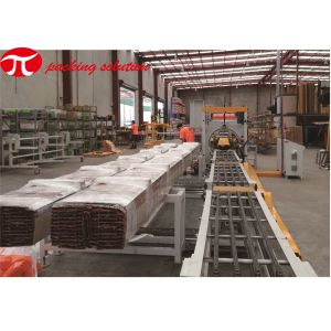 GG600 Stretch Film Packing Machine Steel Pipe Wrapping Conveying Speed 10m-20m/Min