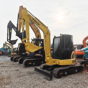 5ton Used Komatsu Excavators PC55 Construction Sales Tracked Machine