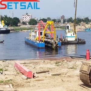 Water Flow 800m3 Diesel Engine 8 Inch Cutter Suction Dredger with Customized
