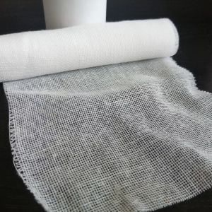 Hypoallergenic Cotton Bandages Swabs and Dressings, 1 Roll/Bag