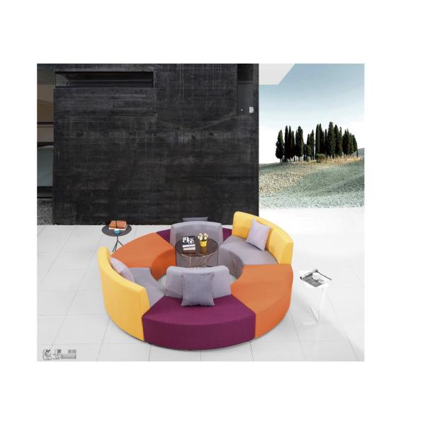 Customized Shared Workplace Furniture High Density Foam 2 Years Warranty