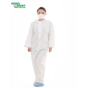 Type 5 6 Lightweight Waterproof Disposable Polypropylene Coveralls