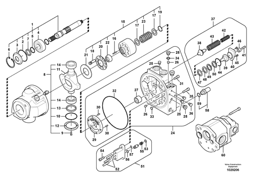 EC60C volvo part scheme