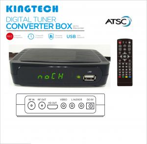 China FAT32 NTFS ATSC Set Top Box Digital TV HD Converter Box Timer On Off on sale