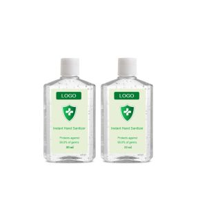 Disposable Organic Hand Sanitizer Clear Fluid Plant Derived Ingredients