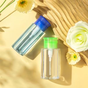 Customizable Transparent Makeup Remover Flip-Top Bottle