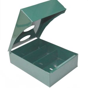 Metal Plate Stainless Steel Box For Dairy Farms Poop Bags