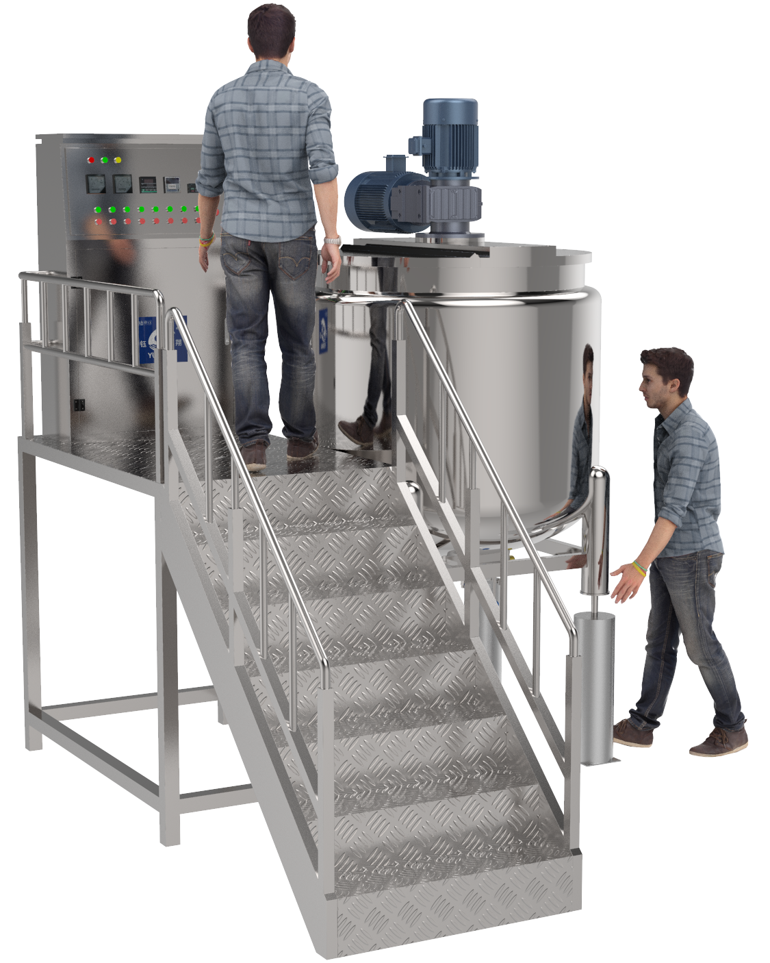 Buy cheap Homogenizer Mixer 500L 1000L Emulsifier Homogenizer Machine Liquid Soap Making from wholesalers