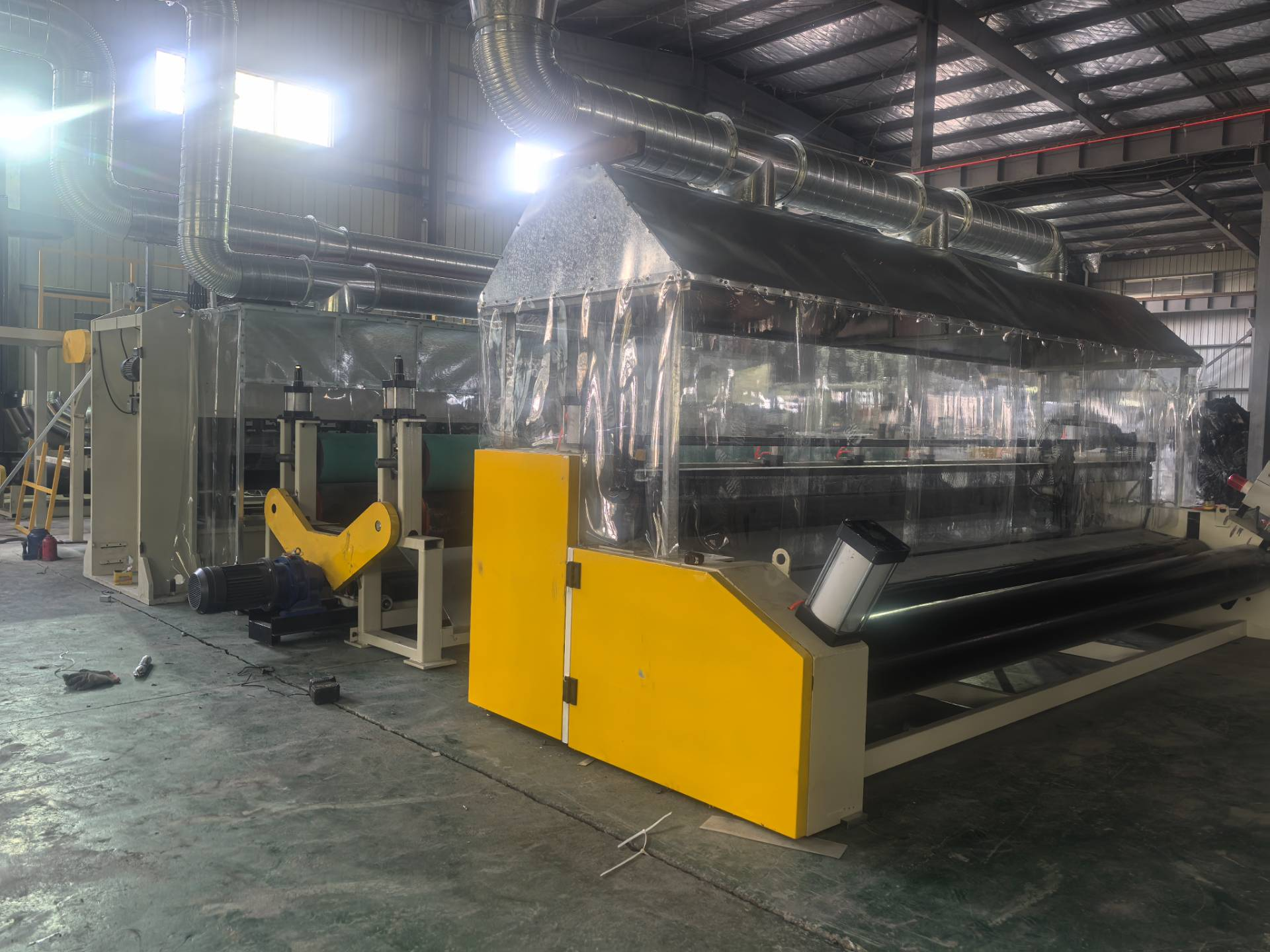 Length 20m 50m Concrete Curing Blanket Made With Textile Fibers And Cement