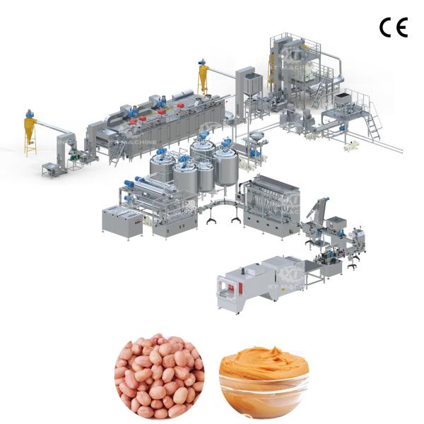 Buy High Automation Peanut Butter Processing Plant Easy Of Operation By PLC Control 2000kg/h at wholesale prices