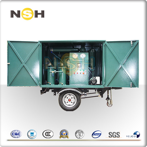 Buy Vacuum Pump Transformer Oil Purification Machine VFD Mobile Trailer at wholesale prices