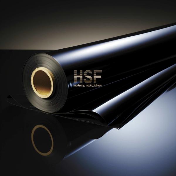 75um Black Fluorosilicone Release Liner Clear PET Films