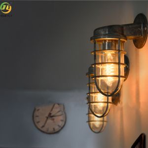 265V Outdoor Modern Sconce Wall Light Aluminium Glass Shade