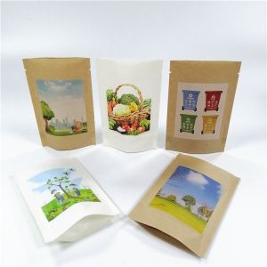 MOPP VMPET Biodegradable Kraft Paper Bag 100mircon