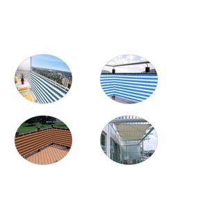 UV Protection Balcony Protection Mesh , Yellow Child Safety Netting For Balcony