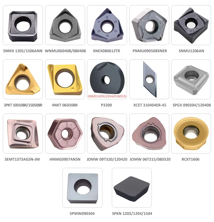 Supal High Precision Square Carbide Inserts Durable Cutting Edge Angle Various