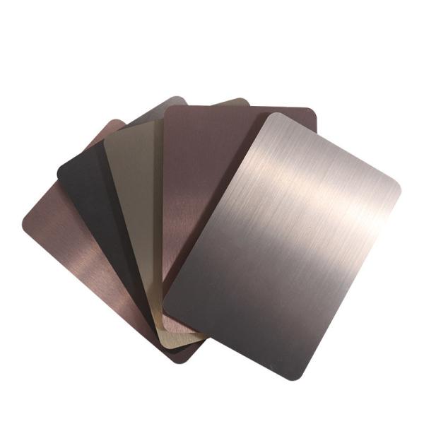 Brushed Surface Bamboo Charcoal Solid Board PVC Wood Metal Plate in Damask