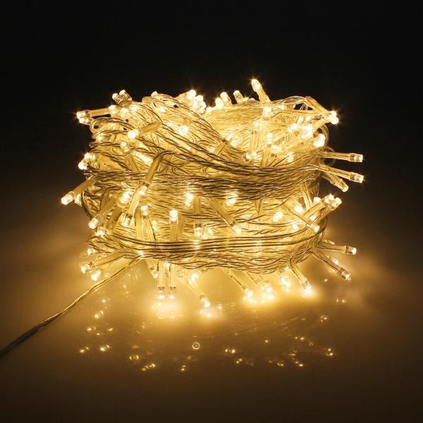 Indoor Window Blue LED Christmas Tree Lights PVC 600 LED 120V 60M