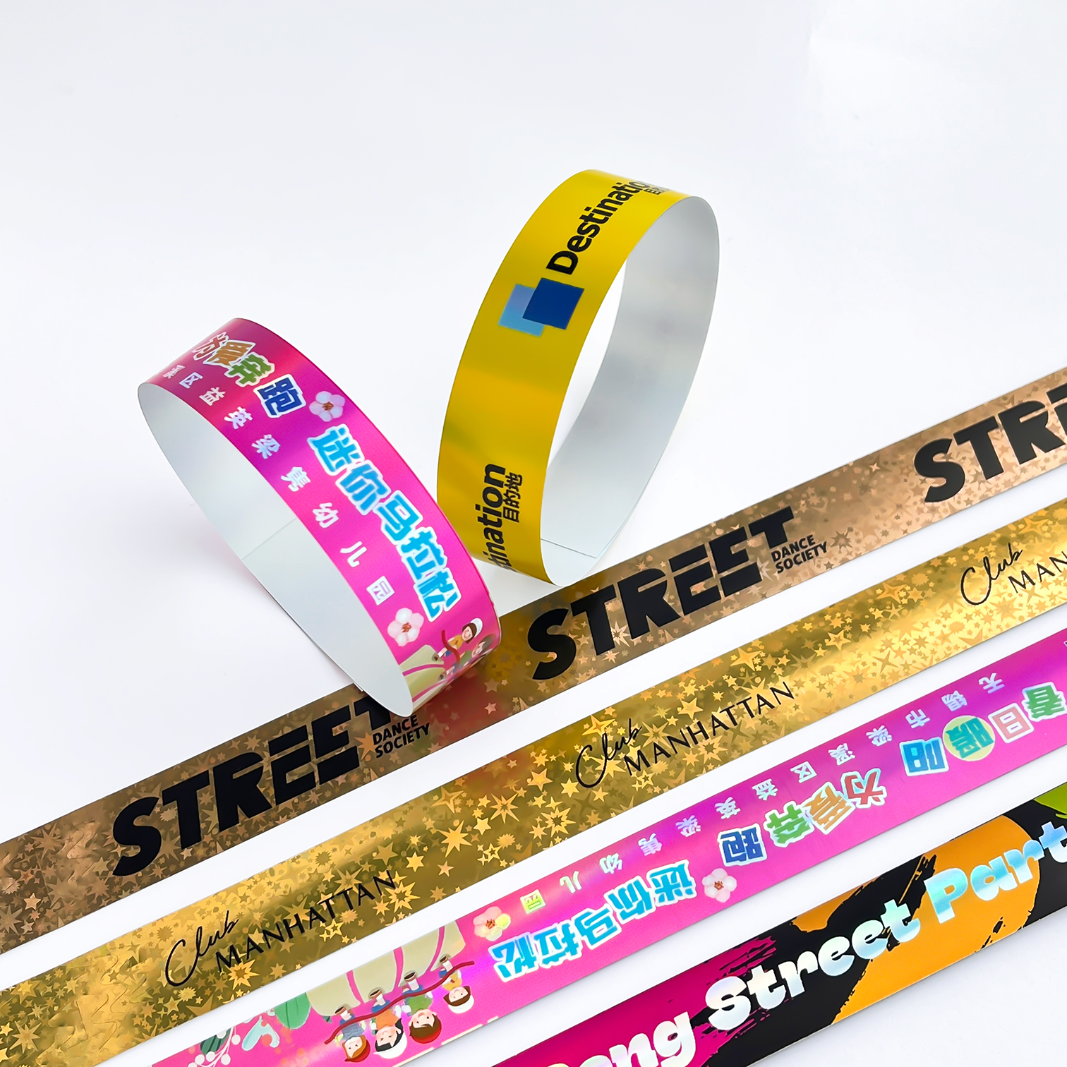 2025 Halloween Party Festival Glitter Wristbands