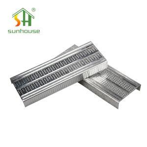 Aluminum Alloy Partition Wall System Zinc Coated Gypsum Board Track
