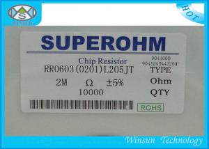 China Light Weight Ceramic Power Resistor , 1/8W Mini Size SMD 1206 Resistor on sale