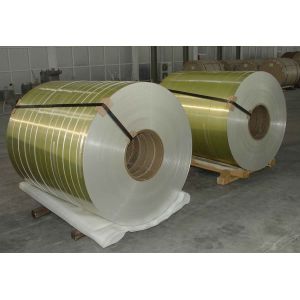 Brush Finish Gold Color Coated Aluminum Coil With High Corrosion Resistance
