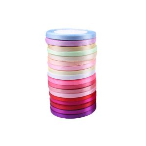 Quality Free Sample 3mm Double Sided Satin Ribbon For Hair Bows Accessories Decoration for sale