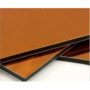 Antistatic 4mm 1250mm Mirror Aluminum Composite Panel