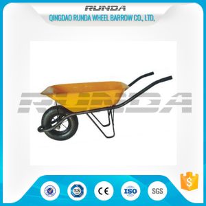 China Metal Bracket Heavy Duty Wheelbarrow , Lightweight Garden Cart OEM Avaliable on sale