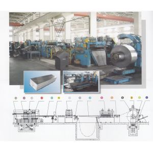 High Speed Precision Cut To Length Machine Set Plate 0.2-2.0mm Plate Width 200