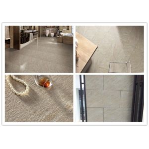 Quality High Precision Sandstone Look Porcelain Tiles Glazed Concave Convex Pattern for sale