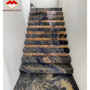 Chinese Granite Luxury Kitchen Countertop with Polished Black Gold Stone