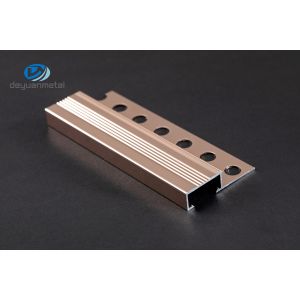 6063 Aluminum Ceramic Tile Edging , T5 Aluminum Ceramic Tile Edging