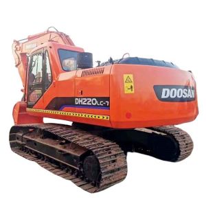 Good Condition 22 Ton Doosan 220 Excavator in Korea with Original Hydraulic Pump