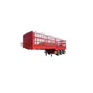 3 Axle Dropside Fence Cargo Semi Trailer Side Wall With Jost E100 Landing Gear