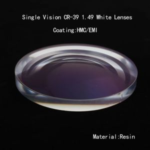 1.49 Single Vision UC/HC/HMC EMI Optical Lens White Optical Single Vision Lenses