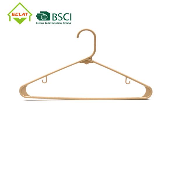 Buy 16.5*9.3" Heavy Duty Plastic Clothes Hangers at wholesale prices