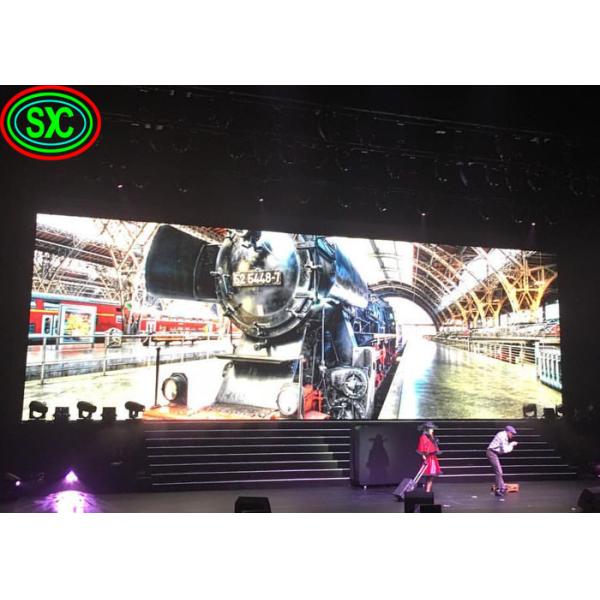 Large Flexible Indoor Full Color Led Display P2 P8 Natural Cooling Wide Viewing