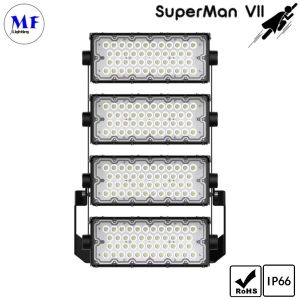 6 Years Warranty 600W Stadium LED Flood Light 3000K-6500K Aluminum+PC Material