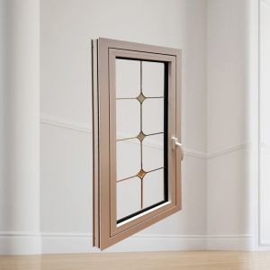 Aluminum Casement Windows With Double Temper Glass High Quality Customized