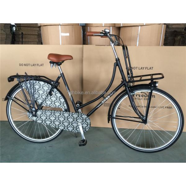 Single Speed Bicycle Classic City Cruiser Bike Women Step Through Lady Bikes 1.8m Long