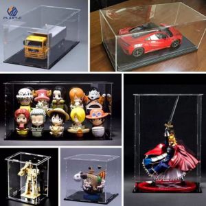 Custom Thickness Rectangular Acrylic Storage Box Clear Makeup Organizer