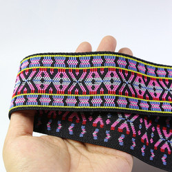 Striped Jacquard Ribbon for Garment Underwear Waistband Vintage Jacquard Elastic