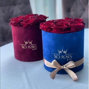 Stamping Printing Bouquet Shipping Box Eternal Rose Gift Packaging ODM