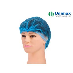 Single Elastic 20gsm Disposable Non Woven Cap