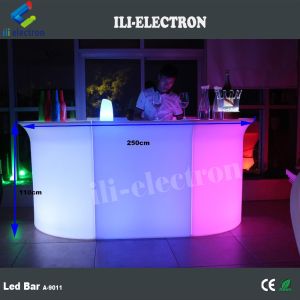 LED plastic bar counter/Color changing LED big bar counter for sale