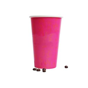 Factory customized coffee paper cup, disposable double wall hot drink milk tea