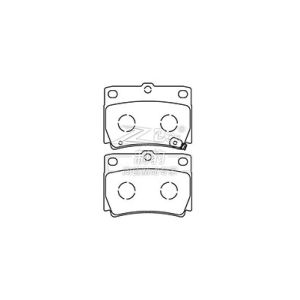 China Mitsubishi Pajero,Ceramic Brake Pad,D733,MN102626,R on sale