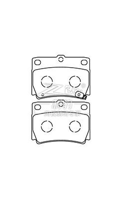 Buy Mitsubishi Pajero,Ceramic Brake Pad,D733,MN102626,R at wholesale prices