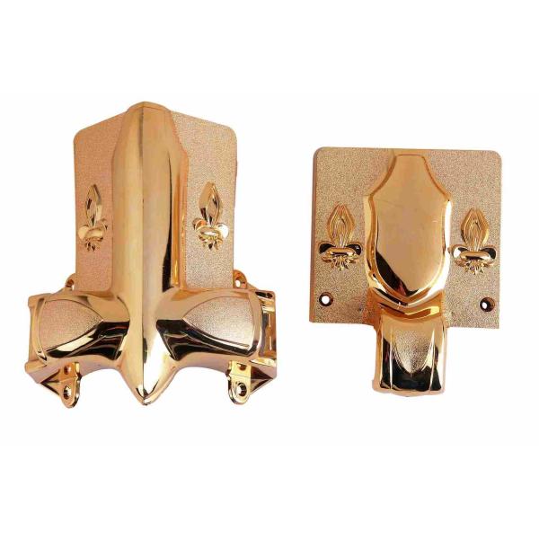 Buy PP Material Casket Hardware Manufacturers For Metal Casket Handle And Decoration at wholesale prices